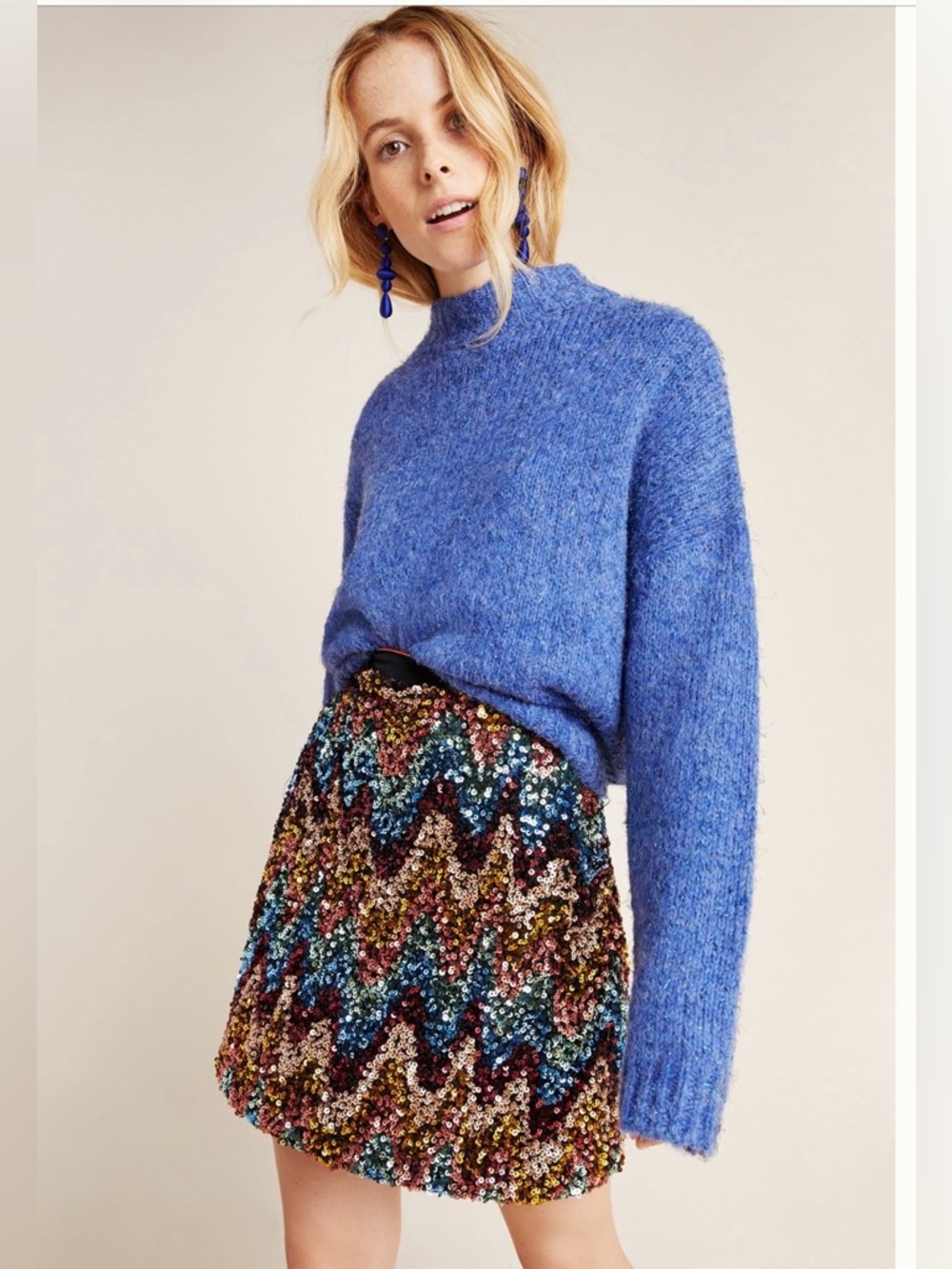 Maeve by Anthropologie holiday skirt size 4Petite